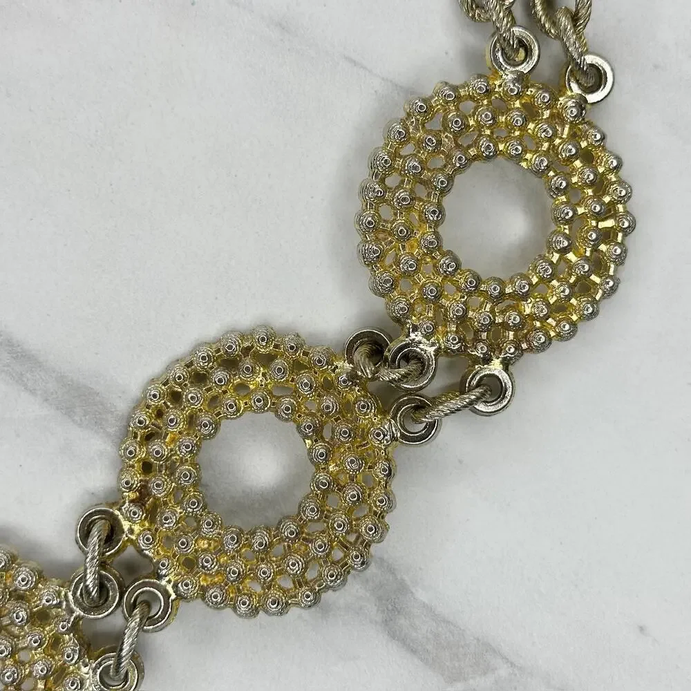 Vintage Chunky Gold Tone Chain Belt OS ✨